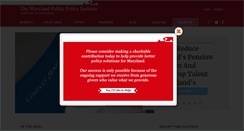 Desktop Screenshot of mdpolicy.org