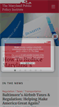 Mobile Screenshot of mdpolicy.org